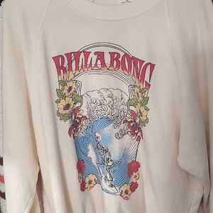 Billabong Cream Graphic Sweatshirt